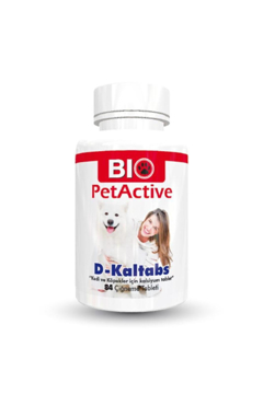 Bio Pet Active Kedi ve Köpekler İçin Kalsiyum Tableti  84 Tb. resmi