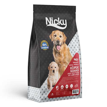 Nicky Kuzulu / Pirinçli Yetişkin Köpek Maması 15 kg. ( Protein 18/7 ) resmi