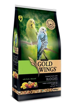 gold wings yetişkin muhabbet kuşları için yem 1000 gr resmi