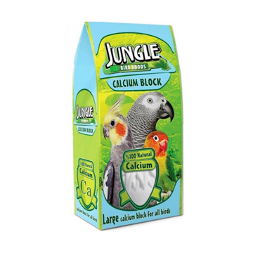 jungle tüm kuşlar için calcium block large resmi