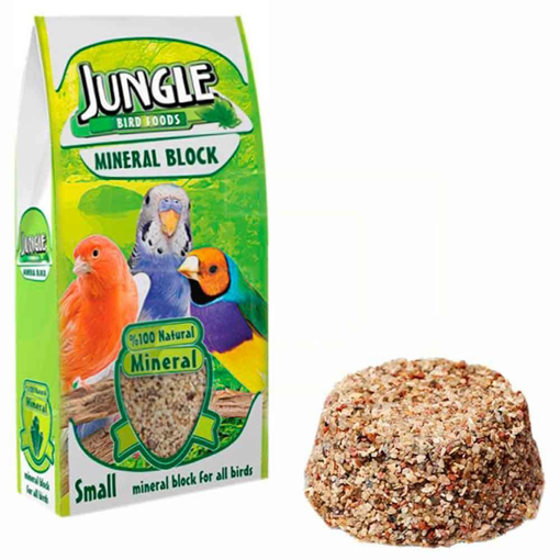 jungle tüm kuşlar için mineral block small resmi