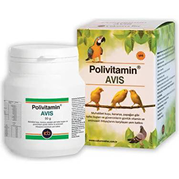polivitamin avis kuşlar için vitamin 50 gr resmi