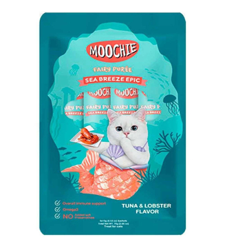 moochie ıstakoz ve ton balıklı kedi ödül maması 5x15 gr resmi