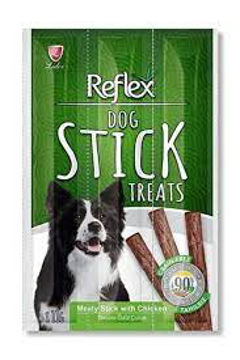 reflex dog stick treats tavuk 3x11 gr resmi
